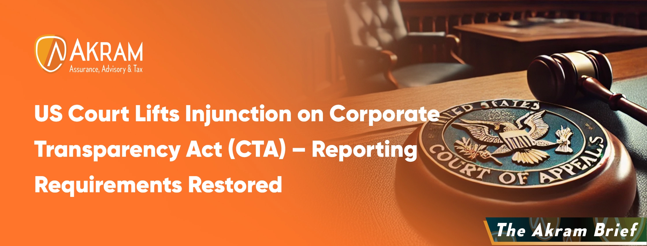 US Court Lifts Injunction on Corporate Transparency Act (CTA)